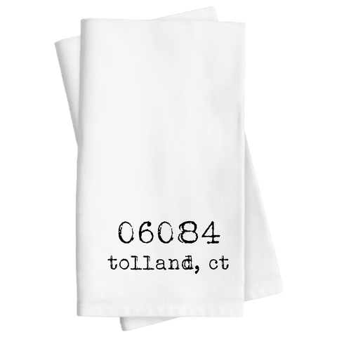 Tea Towel-Your State & Zip Code