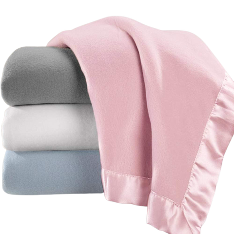 Satin Fleece Baby Blanket