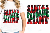 Santa's Favorite Aunt T-Shirt
